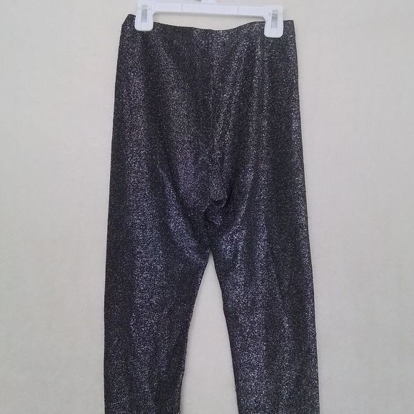 Forever 21 High Rise Sparkle Leggings Size Medium in Metallic Silver - Picture 6 of 9